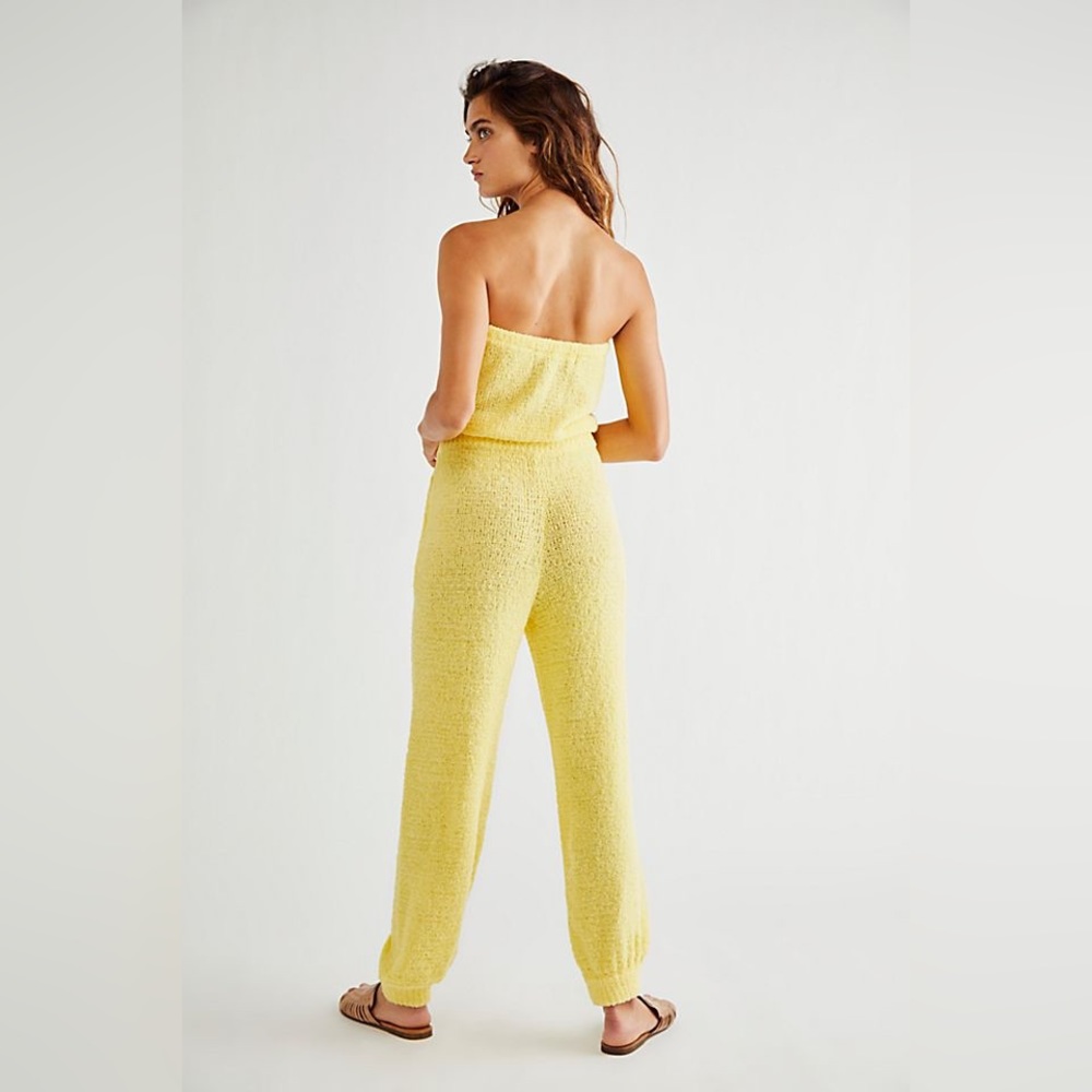 Free People Beach Claire One-Piece Yellow - Picture 2 of 13